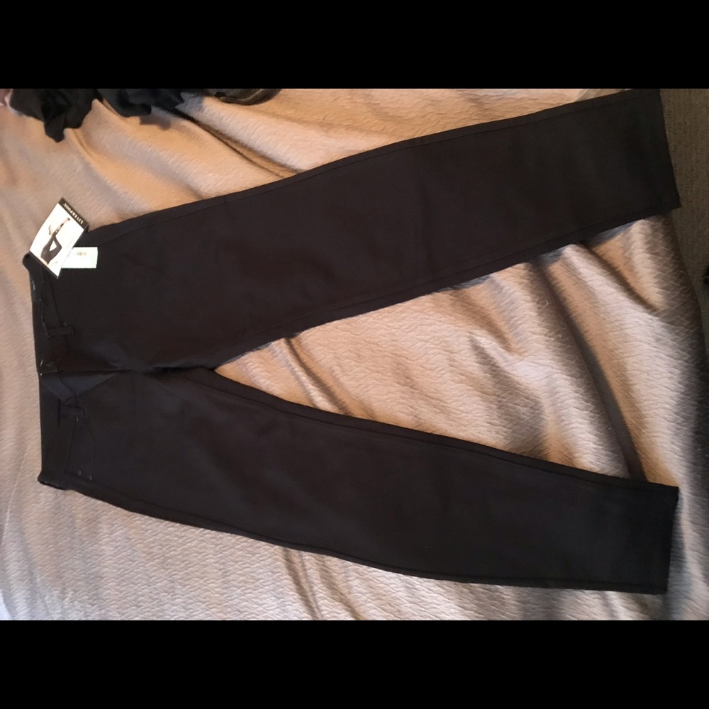 Black stretch pants